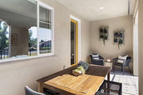 Plan 5 Model Home Patio